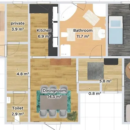 Heimbi-home No 1 I 4-6 Personen I Familienfreundlich I Naehe Europapark I Parkplatz I E Ladestation 公寓 *